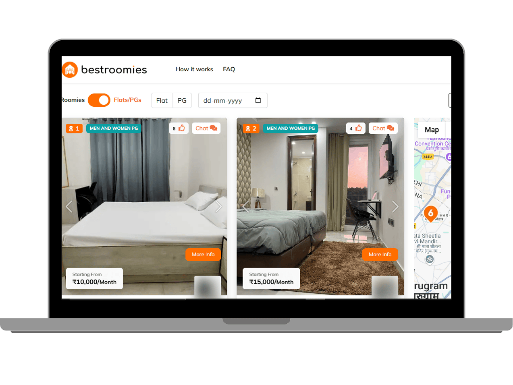 Paying Guest PG Boys PG Girls PG Coliving PG on bestroomies