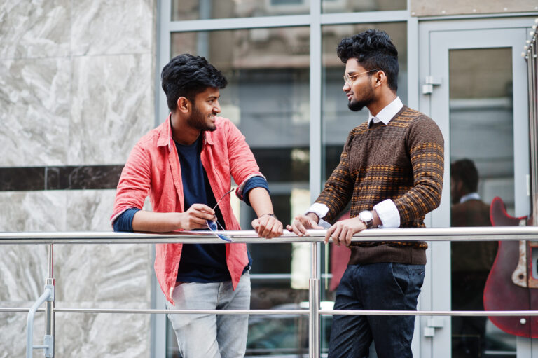 two-young-stylish-indian-man-frieds-model-posing-street